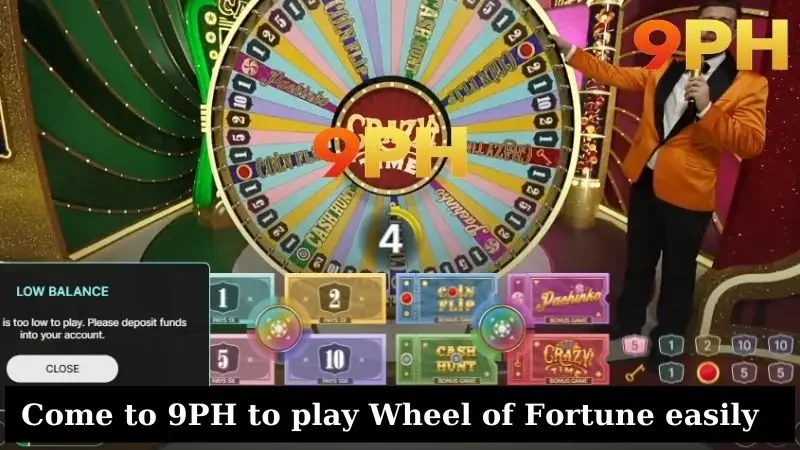 Come to 9PH to play Wheel of Fortune easily