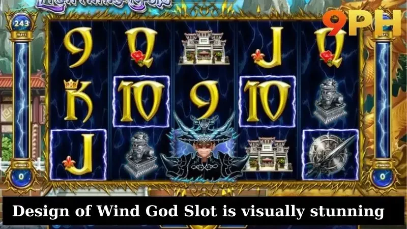 Design of Wind God Slot is visually stunning