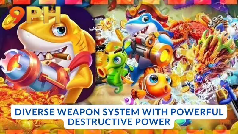 Diverse weapon system with strong destructive power